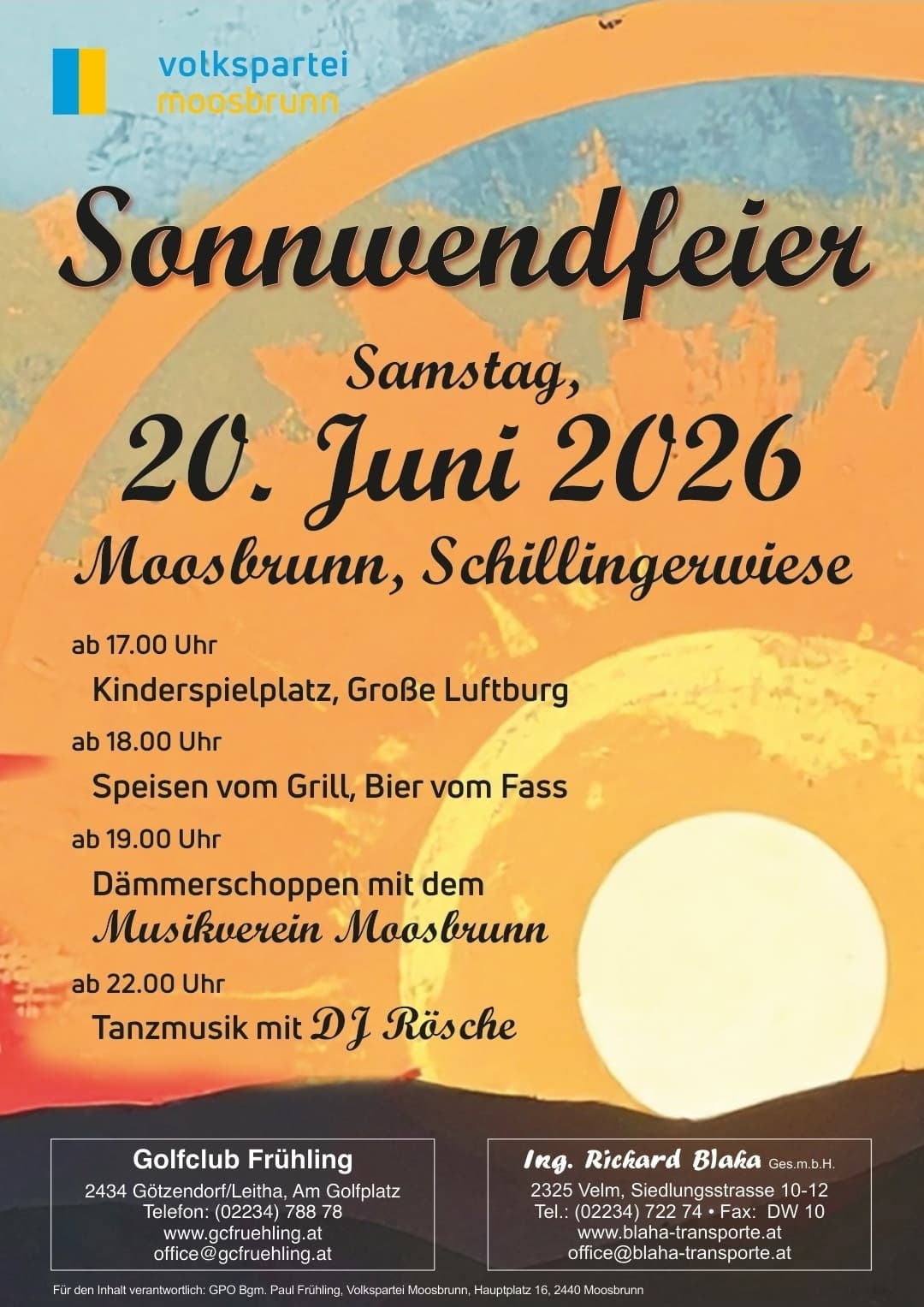 Galerie Vorschaubild Sonnwendfeier Moosbrunn