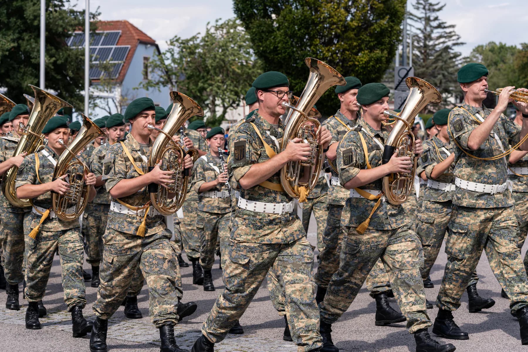 Musikkapelle bei einer feierlichen Zeremonie