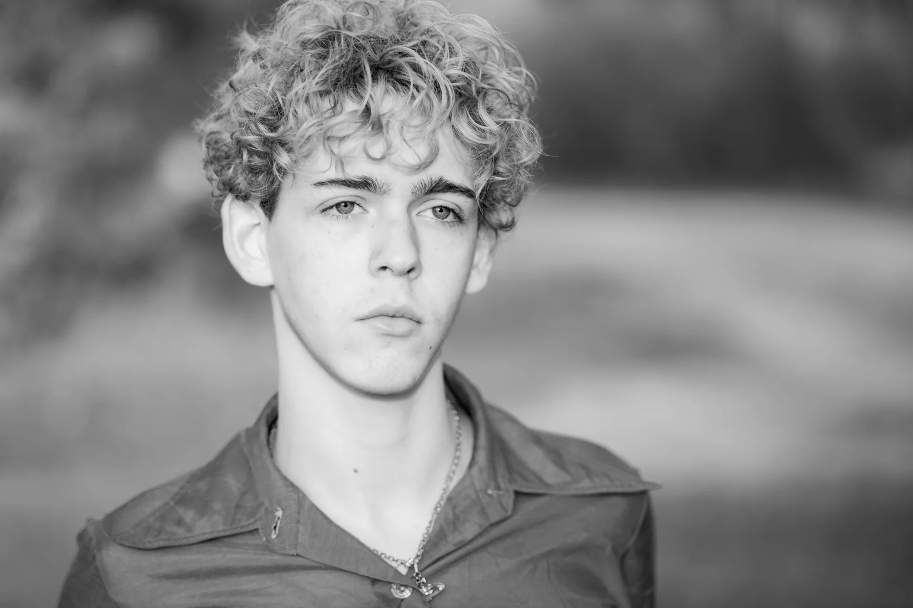 Schwarzweißes Charakterportrait von Felix